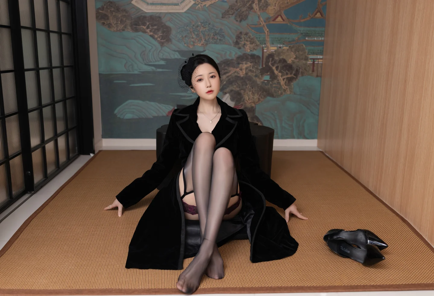 鱼子酱Fish - 未亡人 [120P-565MB] tg@simisebaisi 【丝足阁】010.webp